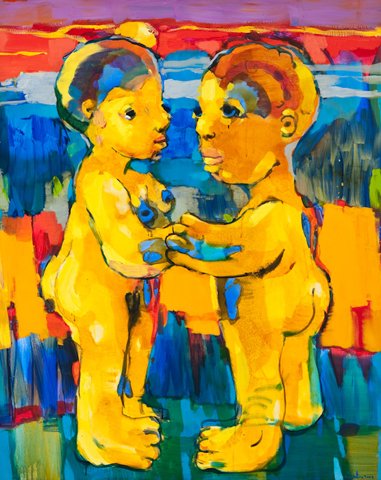 The Sun Down with Adam and Eve
