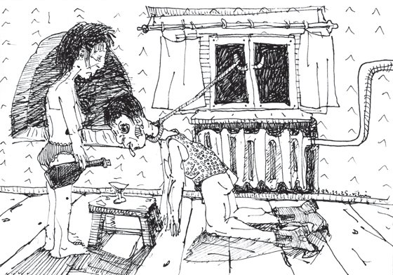 The Four Deaths. That Evening... (illustration from the book "The Limonas Period")