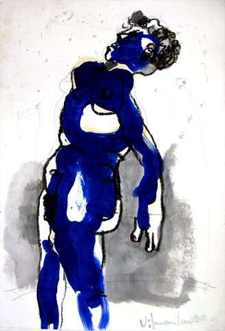 Blue Figure