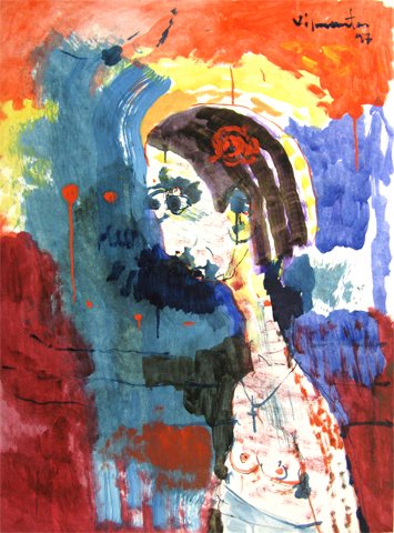 The Girl with the Flower