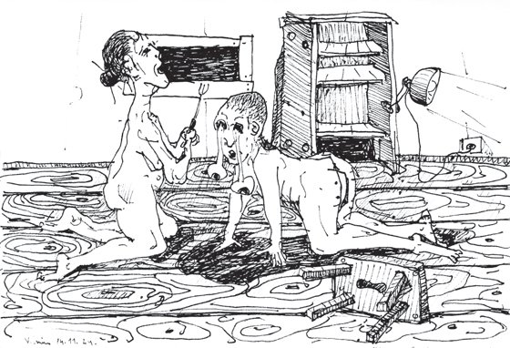 The Four Deaths. That Day... (illustration from the book "The Limonas Period")